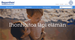 Desktop Screenshot of bepanthen.fi