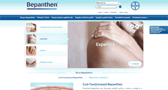 Desktop Screenshot of bepanthen.ro