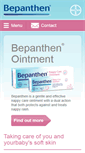 Mobile Screenshot of bepanthen.ie
